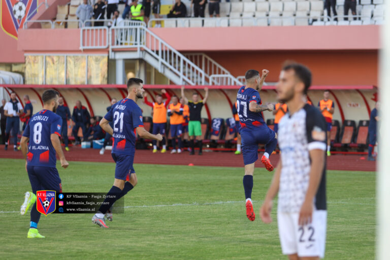 Mjafton goli i Ardit Hoxhajt, Vllaznia fiton 1-0 ndaj Kastrioti