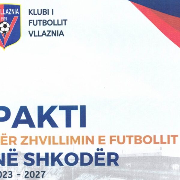 Pakti për zhvillimin e futbollit në Shkodër 2023-2027