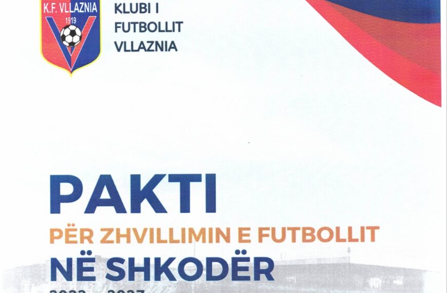 Pakti për zhvillimin e futbollit në Shkodër 2023-2027